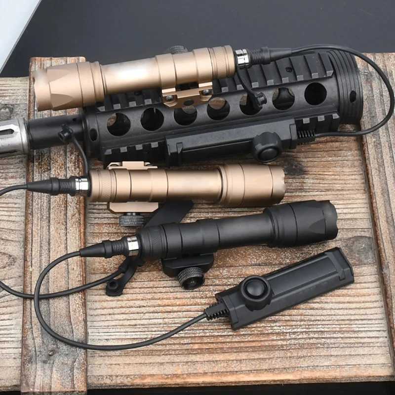 Suref Tactical M600 M600C Hunting Weapon Flashlight Dual Function Tactical Rifle Airsoft Accessories Weapon Scout Light LED XJ250701