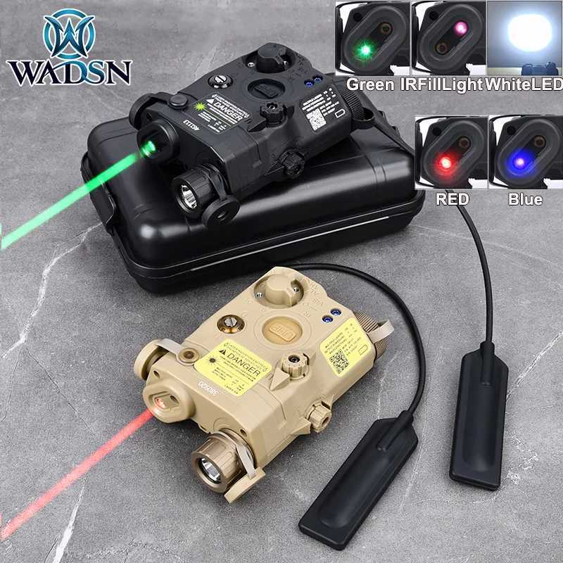 US Warehouse Direct shipment PEQ15 PEQ 15 IR Sight Red Dot Green Laser Indicator LED White Weapon Light Nylon PEQ Box! Hot Sale! XJ250701