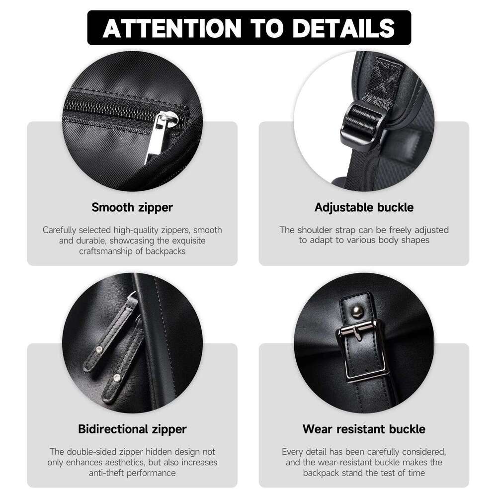 High Quality Men 14 Laptop Backpack Business Travel Rucksack Large Capacity School Bag Fashion Bagpack Mochila