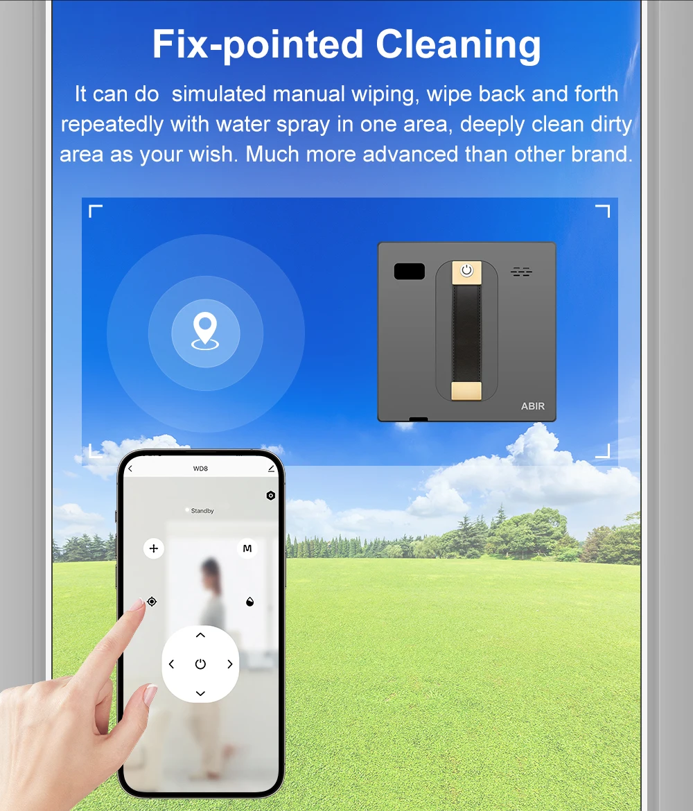 Remote Control Home Cleaning: Ultra Thin Vacuum Cleaner and Electric Window Cleaning Robot