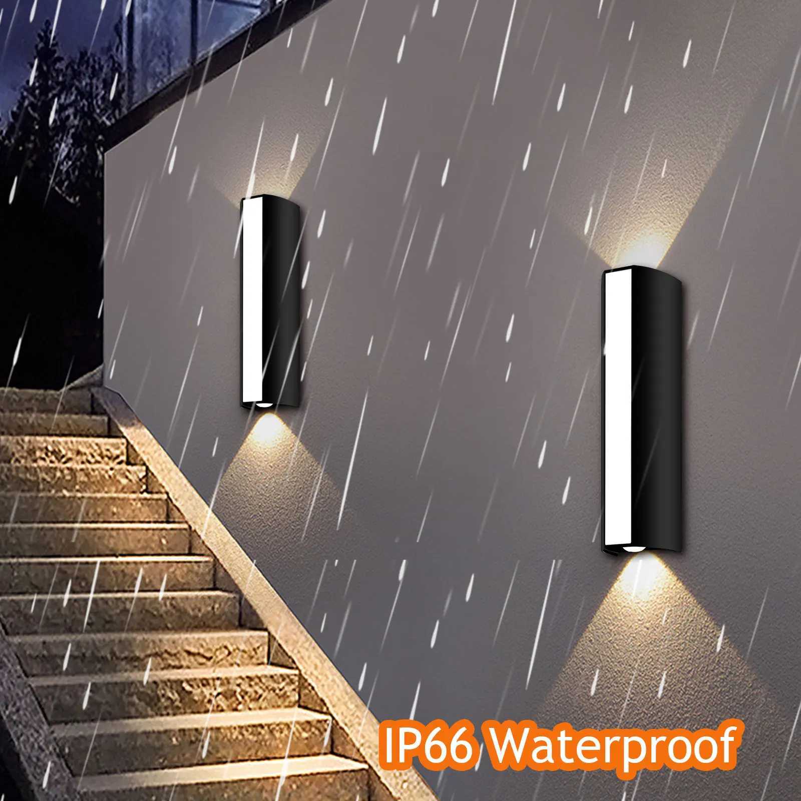1PCS LED Wall Lamp AC85-265V Indoor Outdoor Wall Light 10W Waterproof For Bathroom Porch Kitchen Bedroom Corridor Living Room XJ250624