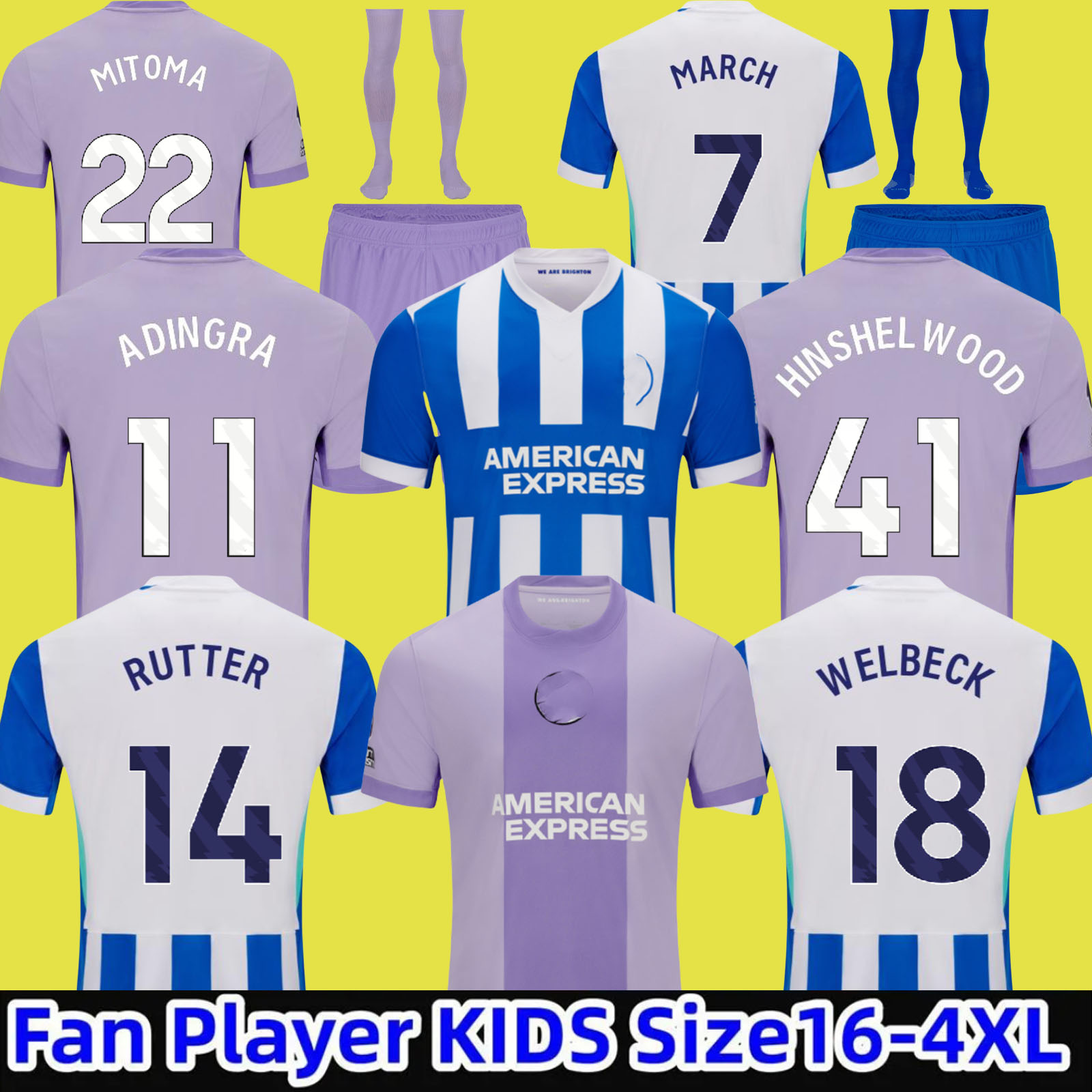 MITOMA 25 26 BrightonS jerseys GROSS 2025 WELLBECK Seagull BHAFC football shirt MARCH ENCISO PROPPER Men Kids Kit BRIGHTON fc Limited Edition and hove Alb ion