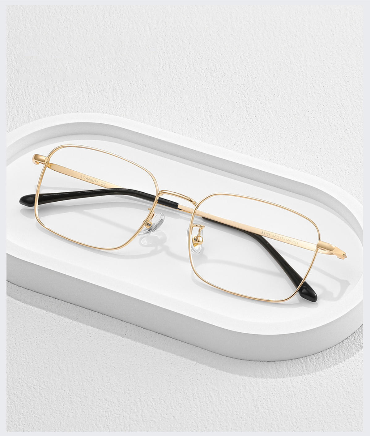 Fashion Sunglasses 3pcs/lot Square Clear Sunglasses Metal Frame Anti-Blue Light Non-Prescription Unisex Glasses