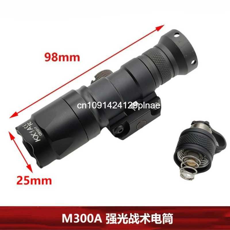 Tactical SF M300A M300B Airsoft Gl El Feneri ift Anahtar AR15 Tfek 20mm Ray Avclk Silah LED Silah Lambas zcilik IklarXJ250701