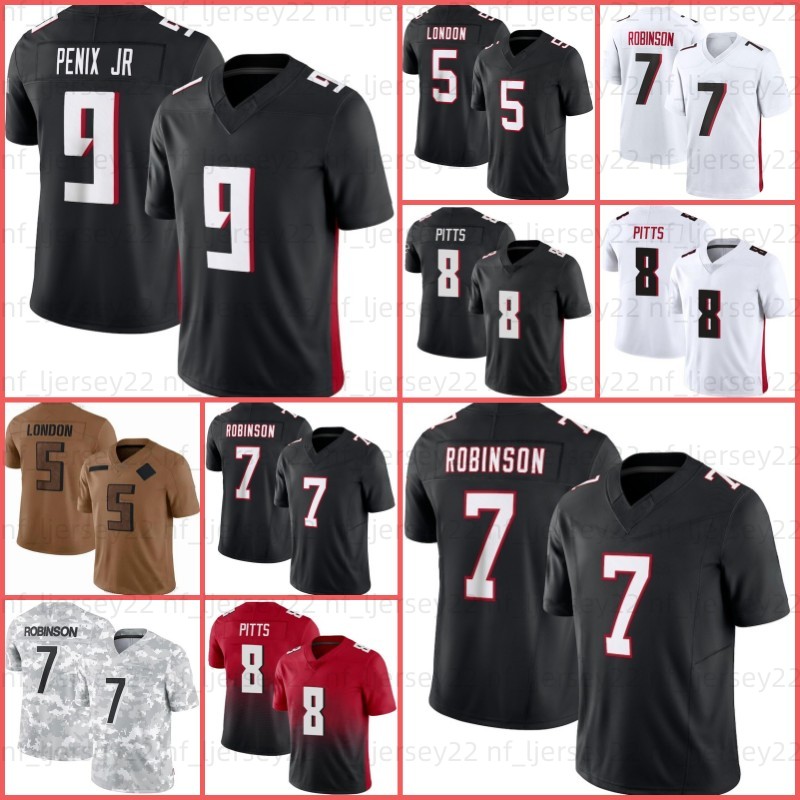 9 Michael Penix Jr Bijan Robinson Kirk Cousins Football Jersey Jalon Walker Drake London Kyle Pitts Michael Vick Younghoe Koo Jessie Bates III Patterson Mooney