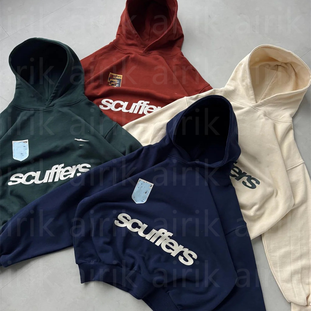 Designer Men's hoodies Scuffer Y2k Double-sided Letter love Print Pullover Mens Sports Hoodie Brother Gothic Oversized T-shirt Strt Top Oversized Sweatshirts