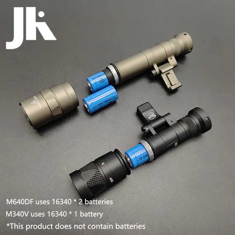 Sotac Surefir Airsoft M600 M300 M640DF M640V M340V M340C Tactical Flashlight M640 M340 Weapon Scout Light 20MM Picatinny Rail XJ250701