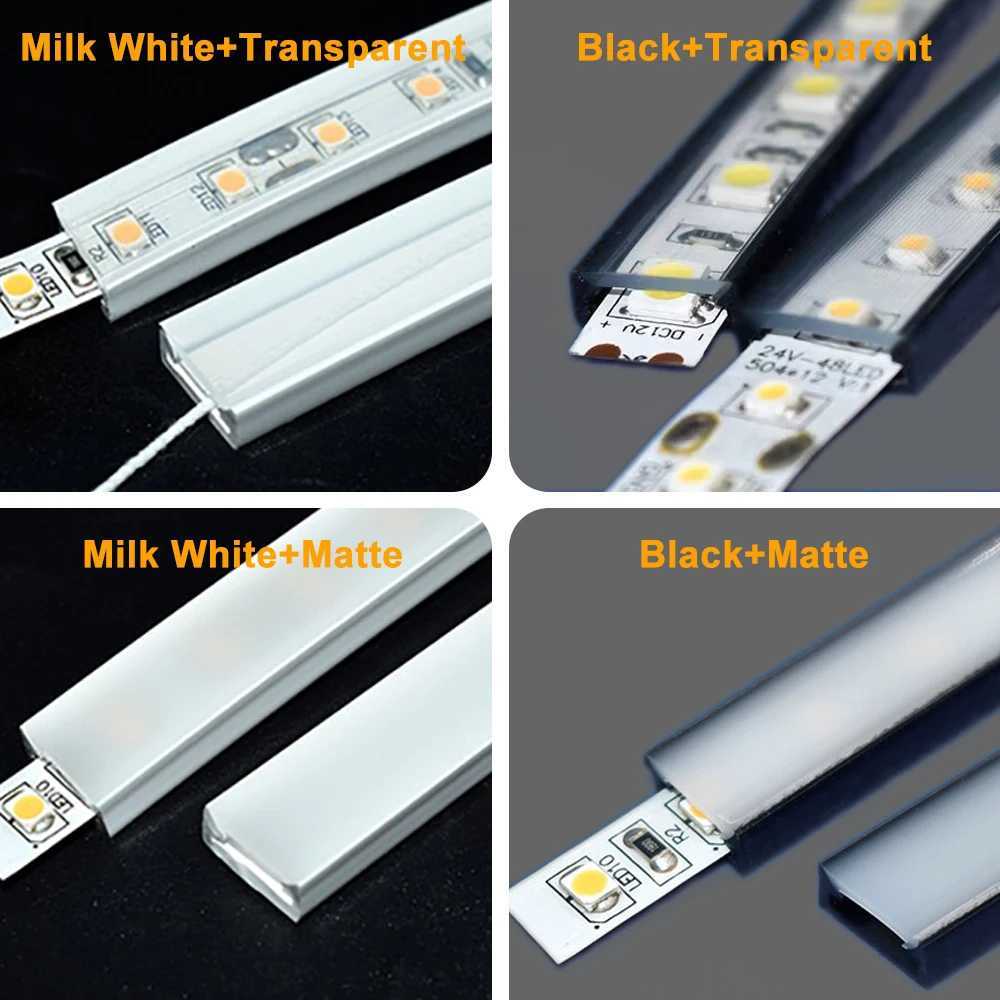 LED Silicone Neon Tube T0511 T0513 T0515 Flexible Protection Cover Transparent Matte Black Milky For 8-12mm WS2812 WS2811 Strip W250701