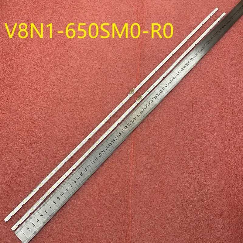 LED Backlight Strip For Samsung UA65RU7100 UE65RU7172U UE65NU6025K UE65NU7100U UE65RU7100 UE65NU7100 UN65RU7100 UN65RU7200 W250701