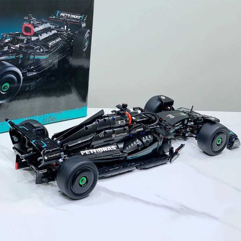 Technical IN stock NEW MOC F1 Racing Car Building Blocks Formula 1 Model Super Sport Car Assembly Vehicle Toys Gifts for Kid Boy XJ250702