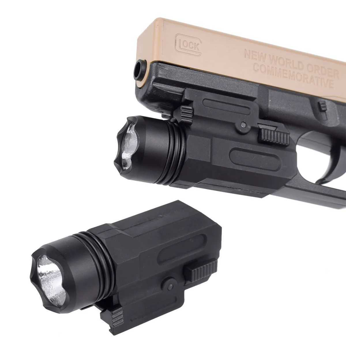 Airsoft Nylon Tactical Scout Light Glock 17 Weapon Flashlight LED Hunting Spotlight Gun Constant LampXJ250701