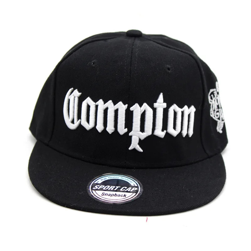 COMPTON CAP Street Dance Hat Hip Hop Headwear for Men Women Adult Outdoor Casual Sun Baseball Cap 250625
