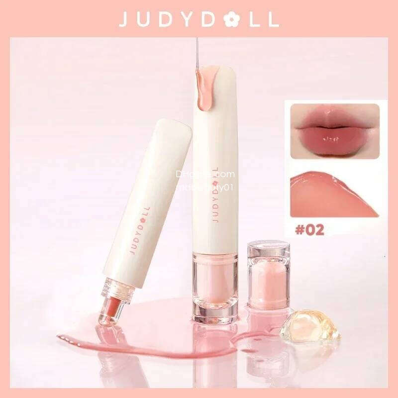 Judydoll Jelly Glaze Non-stick Moisturizing Hydration Water Glass Liquid Lipstick Care Beauty Cosmetics Makeup Lip Tint X250702
