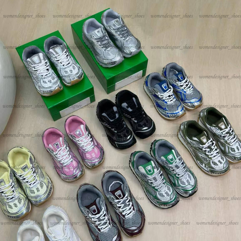 Designer Orbit Sneaker Runner Casual Shoes Women Men Platforn Trainers Leather Mesh Nylon Fabric Sneaker Green Blue White Black Pink Size 35-45