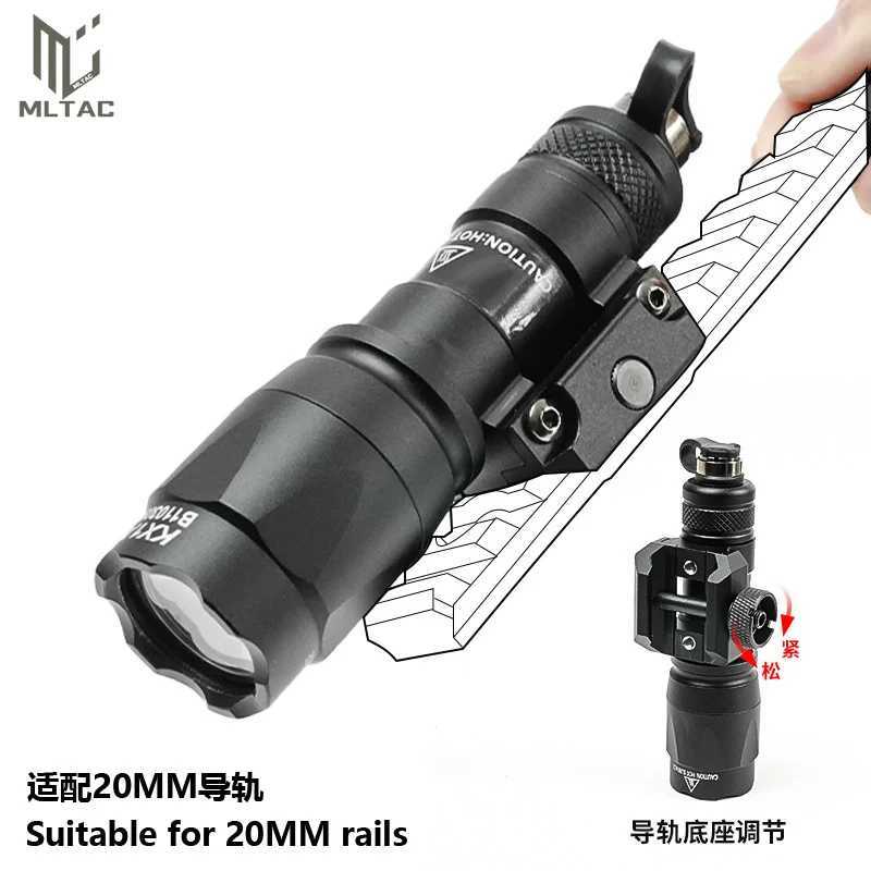 US Warehouse SF M600C M300C X300 X300U Ultra Tactical Scout Light Rifle Weapon Flashlight Hunting Momentary+Constant LED Lamp XJ250701