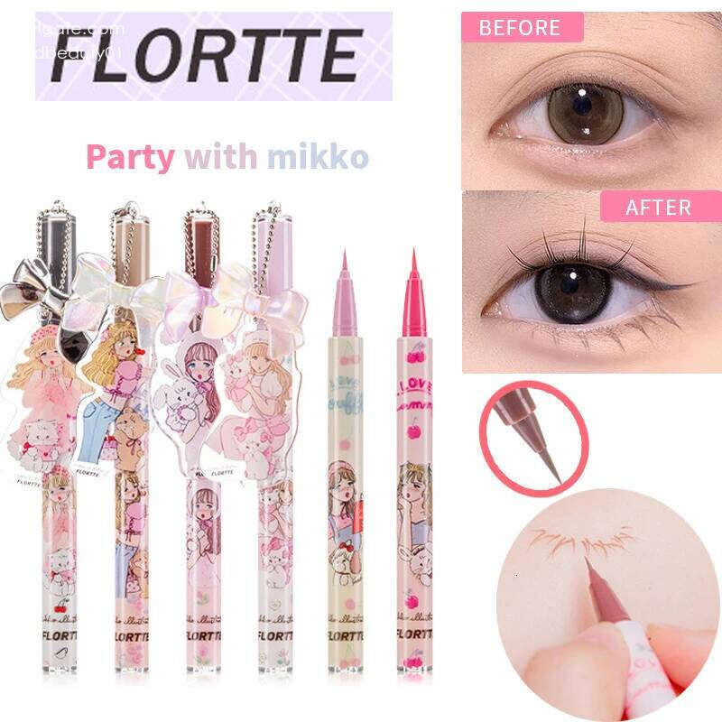 FLORTTE MIKKO ed Color Liquid Eyeliner Waterproof Long Lasting Eye Liner Easy to Wear Eyes Makeup Cosmetics X250702