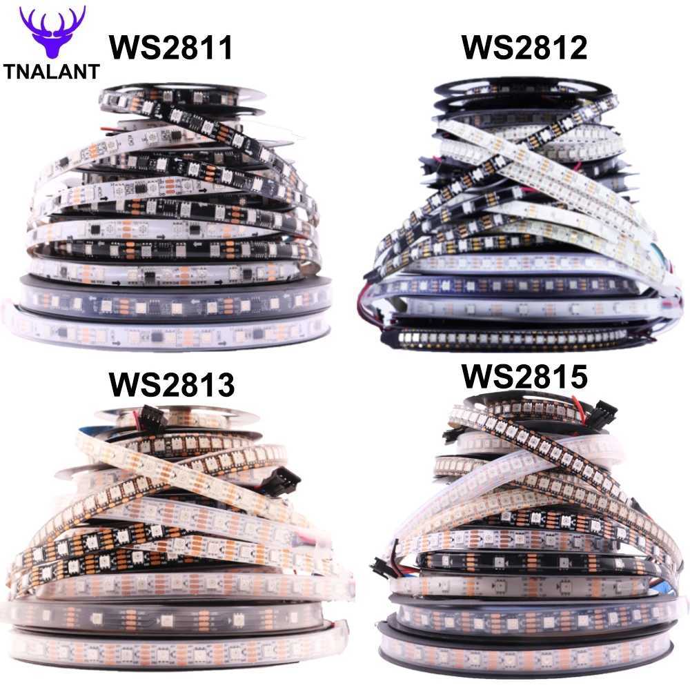WS2812B WS2811 WS2813 WS2815 RGB LED Strip WS2812 Individually Addressable 30/60/144 pixels/Leds/M Tape Light IP30/65/67 DC5V/12V W250701