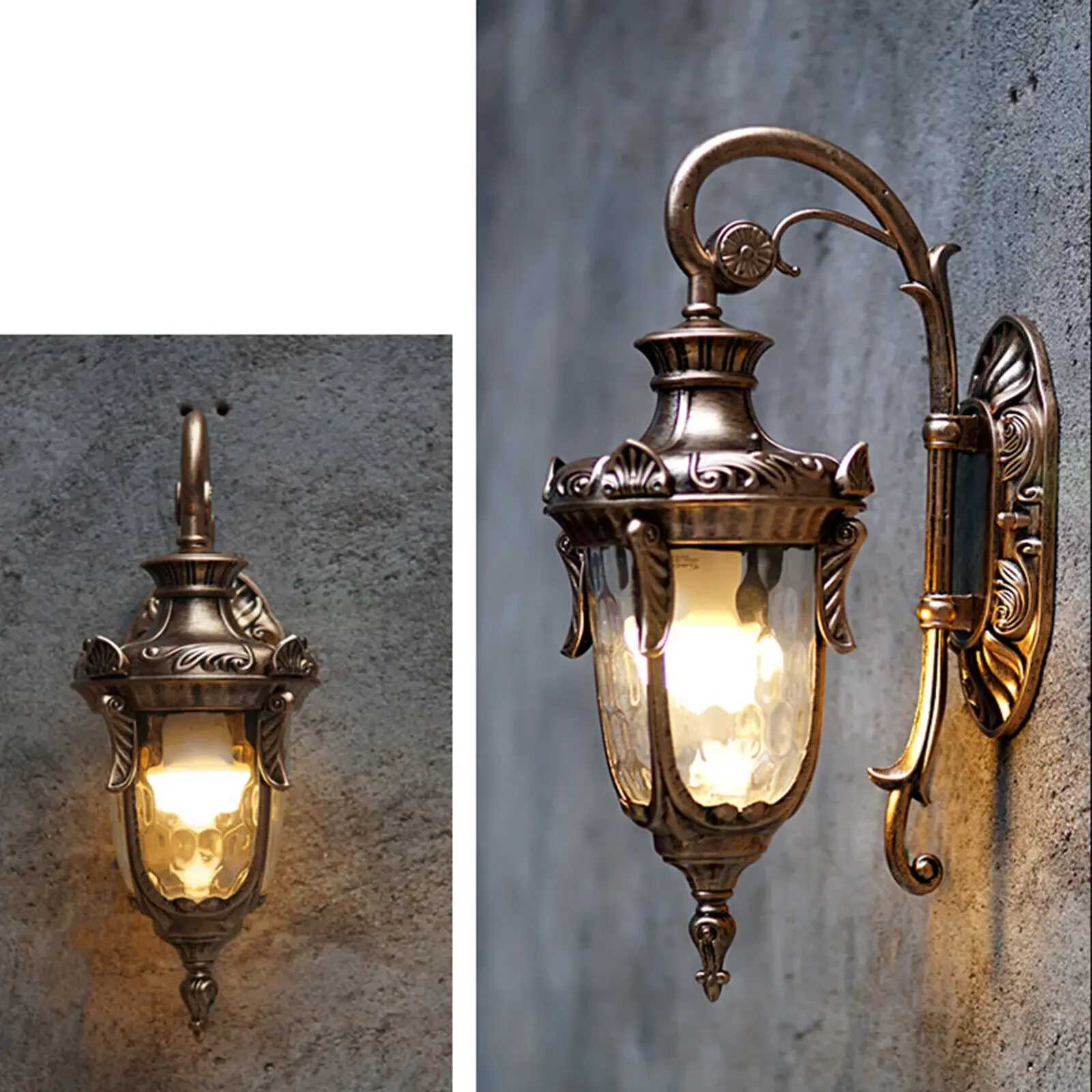 Decorative Outdoor Wall Sconces - Waterproof Porch Exterior Lantern Lights for Garden UseXJ250624