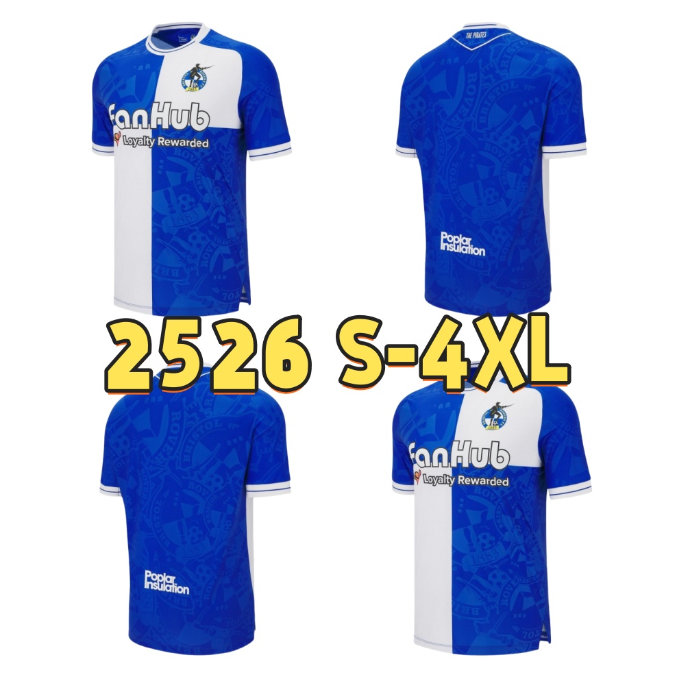 25 26 Bristol Rovers Soccer Jerseys Andy Coie JOE BRYAN RICKIE LAMBERT 2025 2026 Home Away third Football Shirts Short Camisas de Futebol men sets football shirts