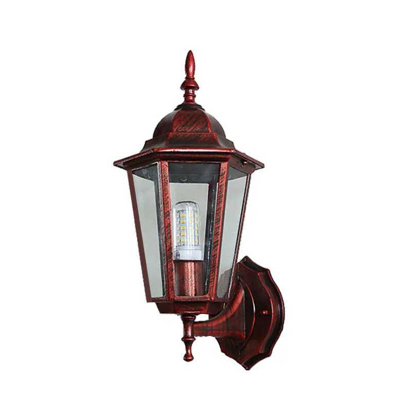 European Style Retro Outdoor Wall Light Balcony Sconce Lamp Waterproof Garden Decoration Outdoor Vintage Porch LampXJ250624