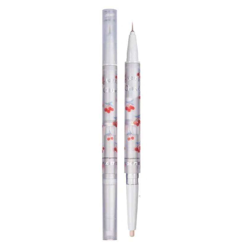 FLORTTE Double Head Eyeshadow Eyeliner Silkworm Stick Matte Pearl Glitter Eye Shadow Liner Pencil Highlighter Pen Eyes Makeup X250702