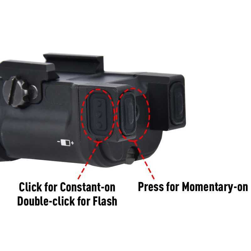 WADSN Zenitco KLESCH-1 1S GEN.2.0 Tactical Airsoft Flashlight Metal LED Rifle Weapon Scout Pistol Light Fit Hunting 20mm Rail XJ250701