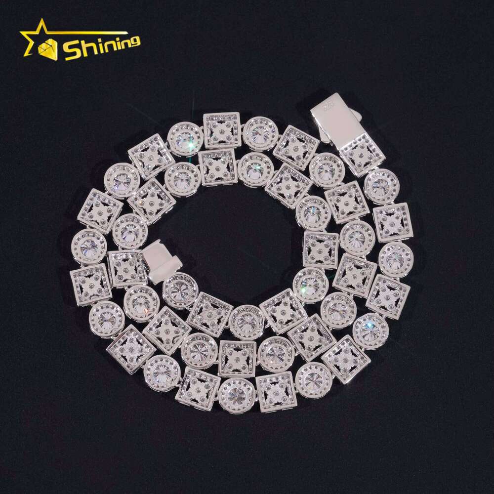New Necklace Bracelet Sterling Sier Pass Dia Tester GRA Certificated VVS Moissanite Chain Fast Delivery