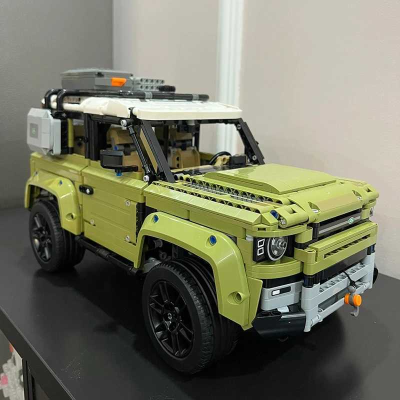 Technical Land Rover Supercar Off-Road Building Blocks Ci Racing Car Vehicle Model Assemble Bricks Toys Gift For Kid Boy Adult XJ250702