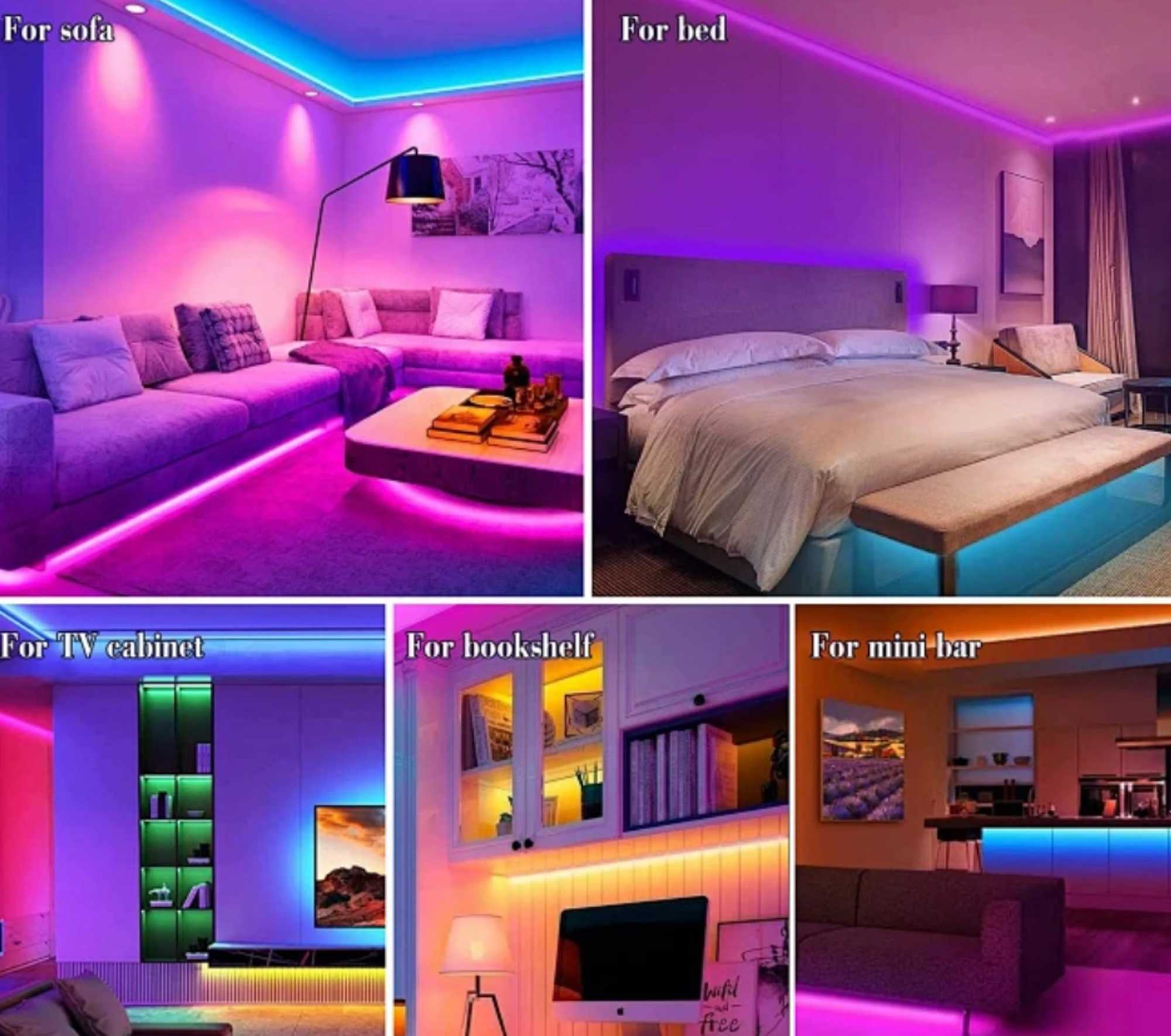 1-5M COB LED Strip Light USB Power Touch Switch Dimmable For Indoor Lighting Living Room Bedroom Wardrobe TV Background Kitchen W250701