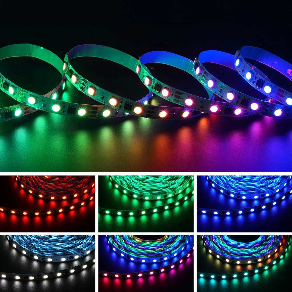 12V 24V WS2814 LED Strip Light 4 in 1 Similar to SK6812 RGBW Group Addressable WS2811 RGBWW RGBCW 5050 3pin LED Lights IP30 65 67 W250701