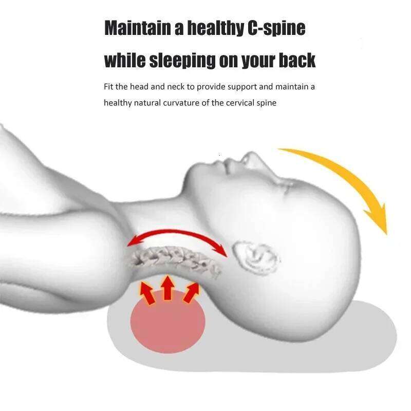 Summer Gel Orthopedic Memory Foam Pillow Slow Rebound Comfy Sleeping Butterfly Shaped Pillows Neck Support Cervical Breathable