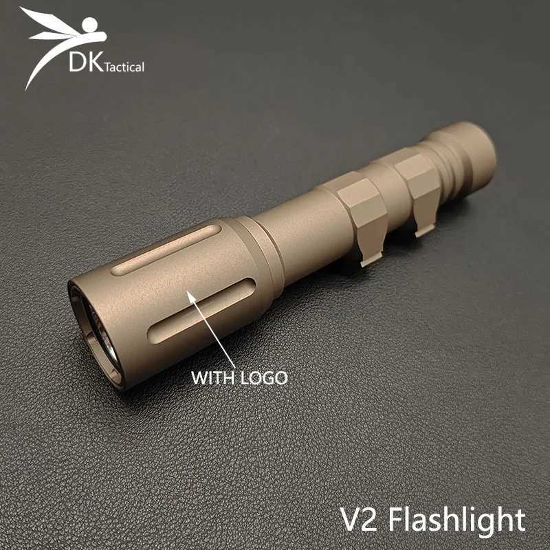 Sotac PLH-V2 1300Lumen Tactical LED Powerful Flashlight Metal PLHv2 Scout Weapon Light For Picatinny Rail Hunting Airsoft XJ250701