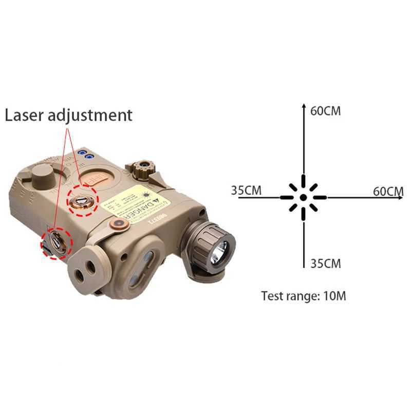 Tactical Wadsn Airsoft PEQ-15 PEQ15 LA5C Red Dot Green Blue IR Fill Light weapon Indicator M300A M600C PEQ15 LA-5C UHP PEQ-15 XJ250701