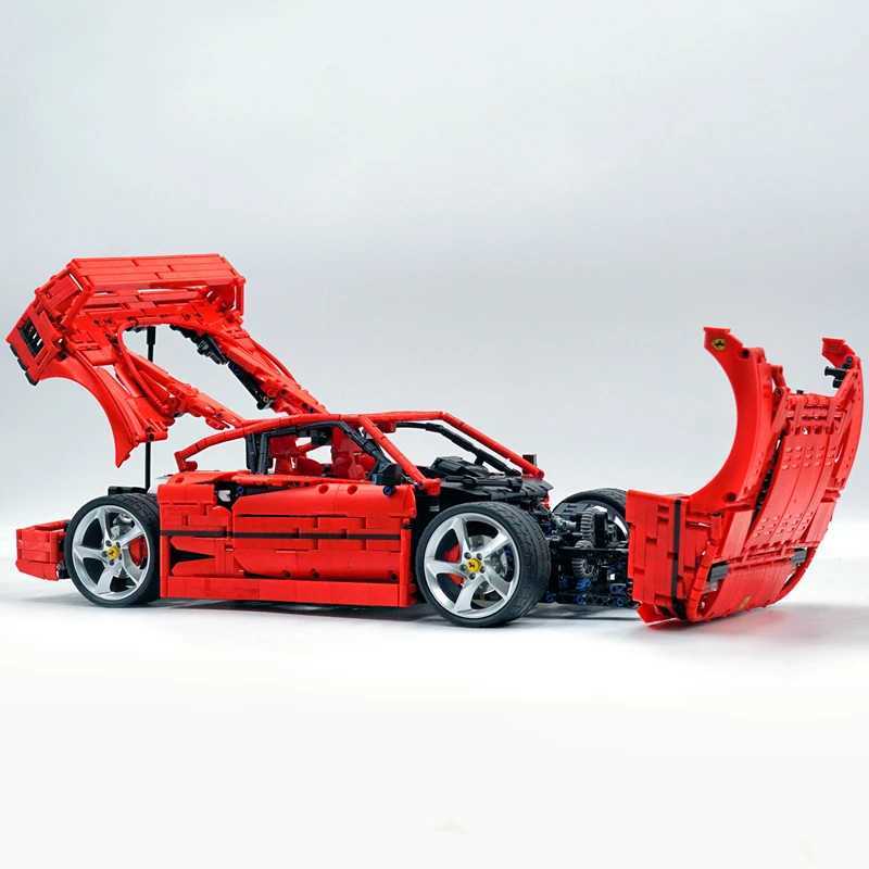 4026PCS Technical LOX Edition F40 Assembly MOC140629 Building Block Car Supercar Model Adult High Difficulty Racing Toys Y250701