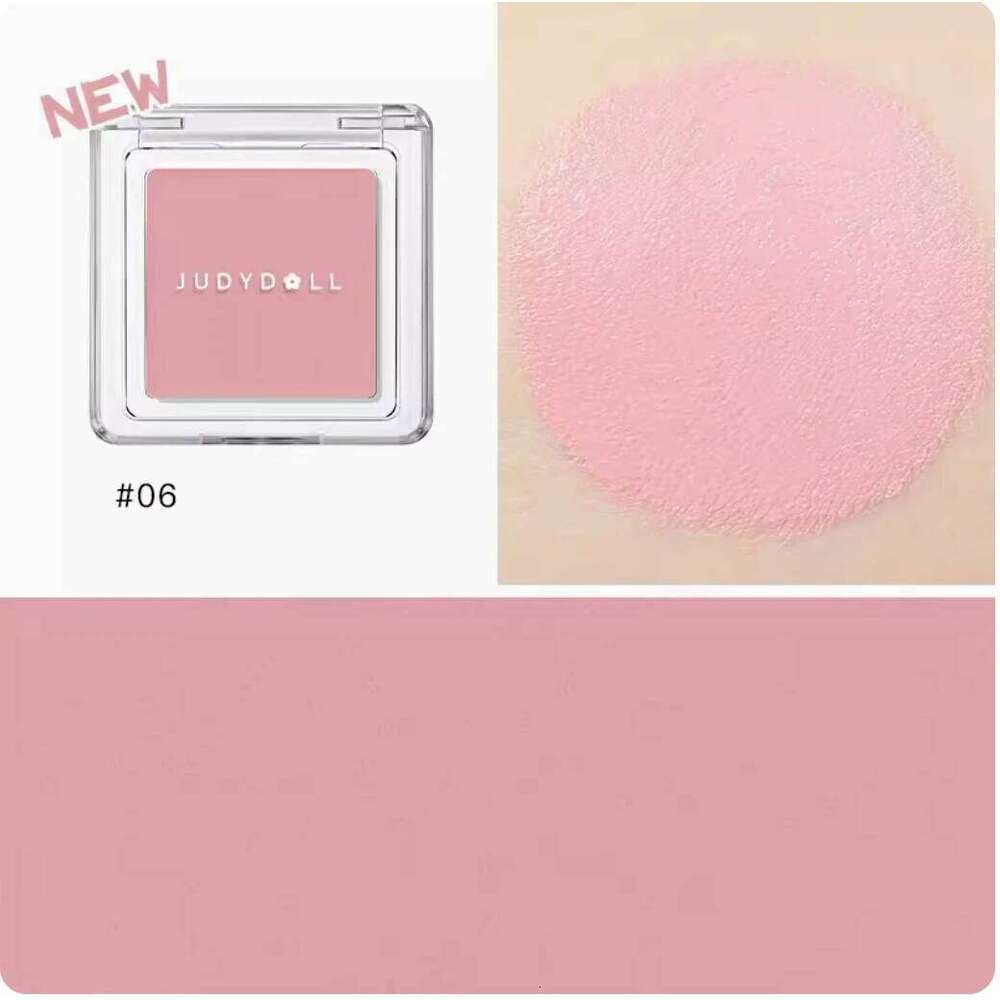 Judydoll Single Blush Matte Powder Portable Silky Cream ltipose Eyeshadow Nude Apricot Roasted Natural Brighten Makeup X250702