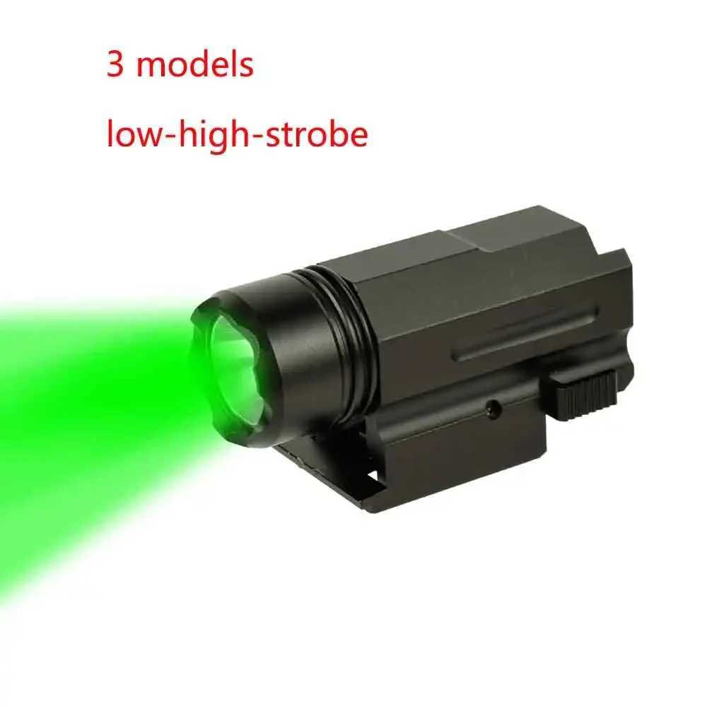 Tactical Airsoft Weapons Handgun Flashlight LED Glock 17 19 Gun Scout Light Torch MLOK with 20mm Picatinny Rail MountXJ250701