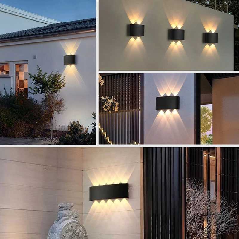 Aluminum LED Wall Lamp Waterproof IP65 Outdoor Garden Lights 8W 12W Interior Wall Light for Bedroom Living Room Stairs Lighting XJ250624