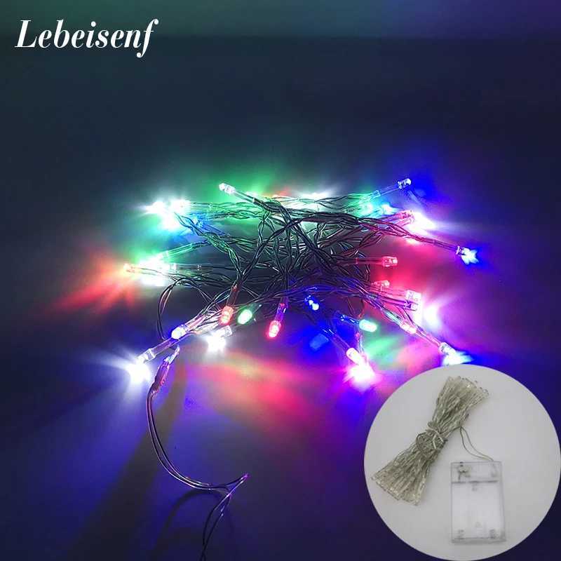1M 2M Outdoor LED String Lights Holiday New Year Fairy Tale Garland Christmas Tree Wedding Party Bedroom Decoration Lights W250701
