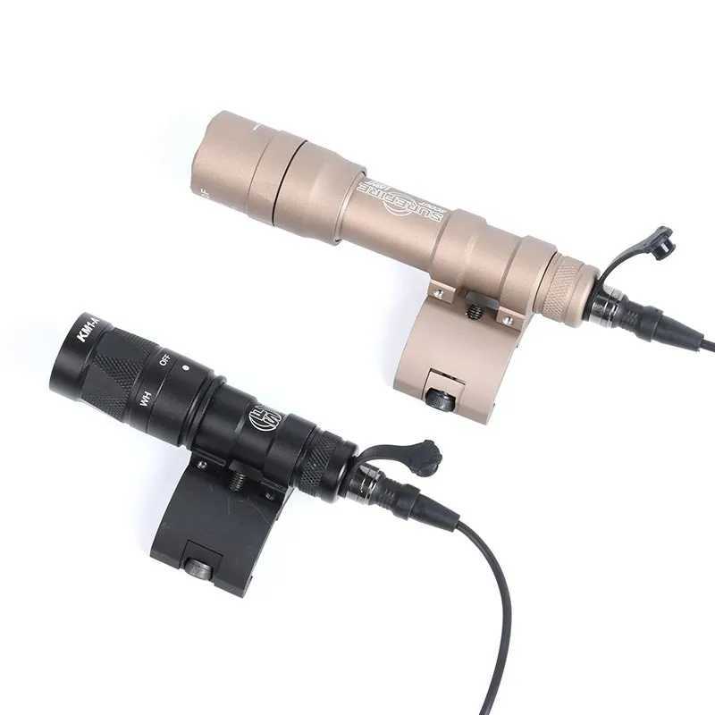 Surefire Airsoft M600 M600C Weapon Light Flashlight M300A Tactical Hunting Weapon With Offset Mount Base XJ250701