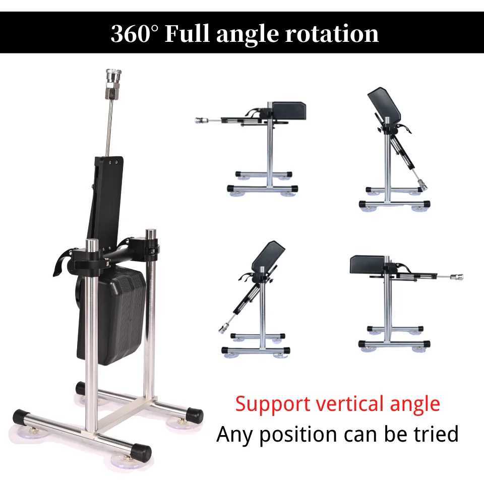 Rough Beast Female Sex Machine Automatic Masturbation Pump Gun Remote Control Adult Sex Machine and Big Dildo Sex Machine Toy W250702