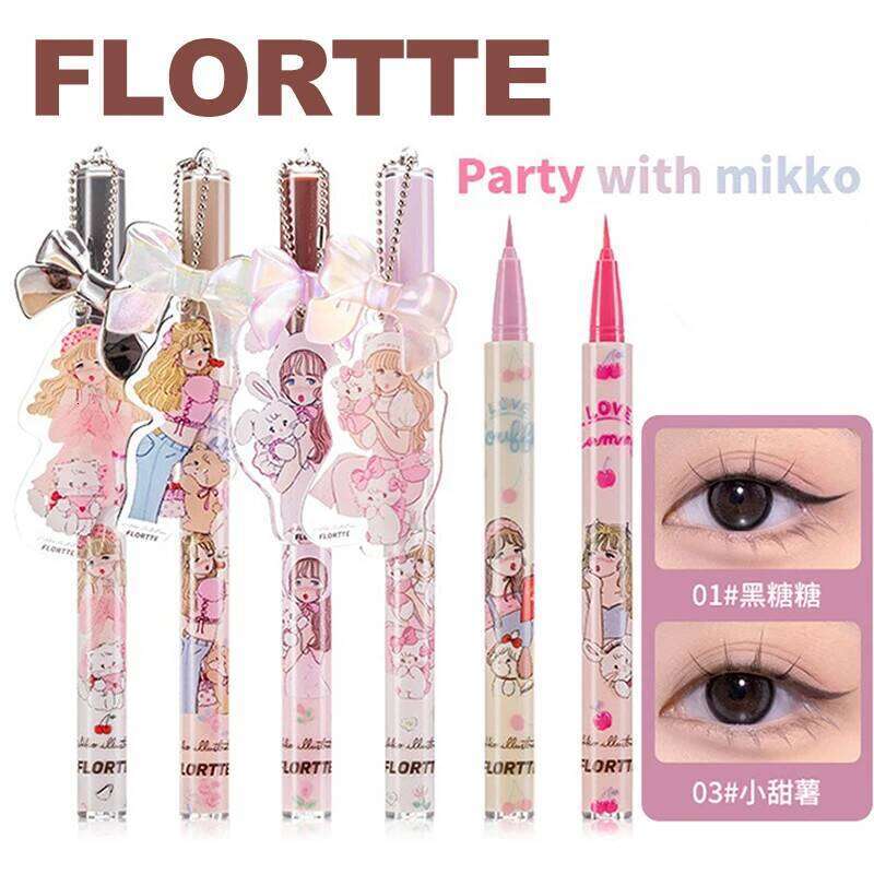 FLORTTE MIKKO ed Color Liquid Eyeliner Waterproof Long Lasting Eye Liner Easy to Wear Eyes Makeup Cosmetics X250702