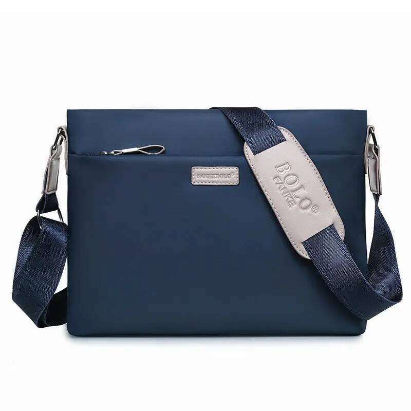 Casual Men Crossbody Messenger Bags Male Waterproof Short Trip Business Zipper Shoulder Bag Good Qualtiy