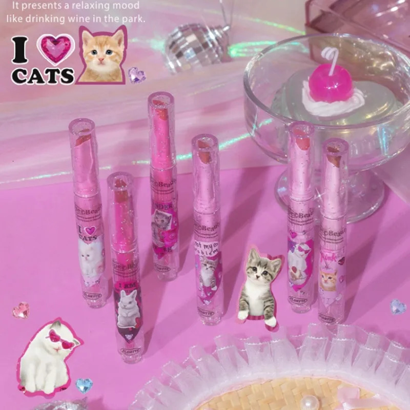 Arrival FLORTTE Shimmer Lipstick Solid Lip Balm Water Gloss Lip Glaze 250729