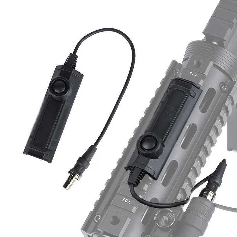 WADSN Tactical Dual Function Pressure Switch for Airsoft M600 M600C M300 Scout Flashlight Pistol Gun Weapon Hunting Accessories XJ250701