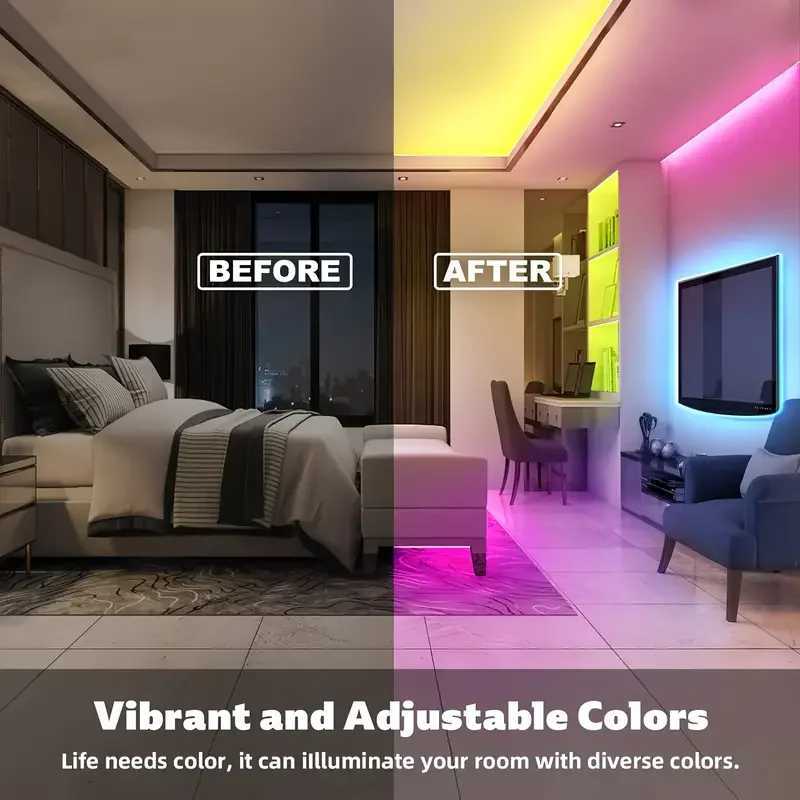 Tuya LED Strip Light WIFI APP Control 5050 RGB LED Lights Alexa Flexible Ribbon LED Lights 5V USB TV Backlight Room Decoration W250701