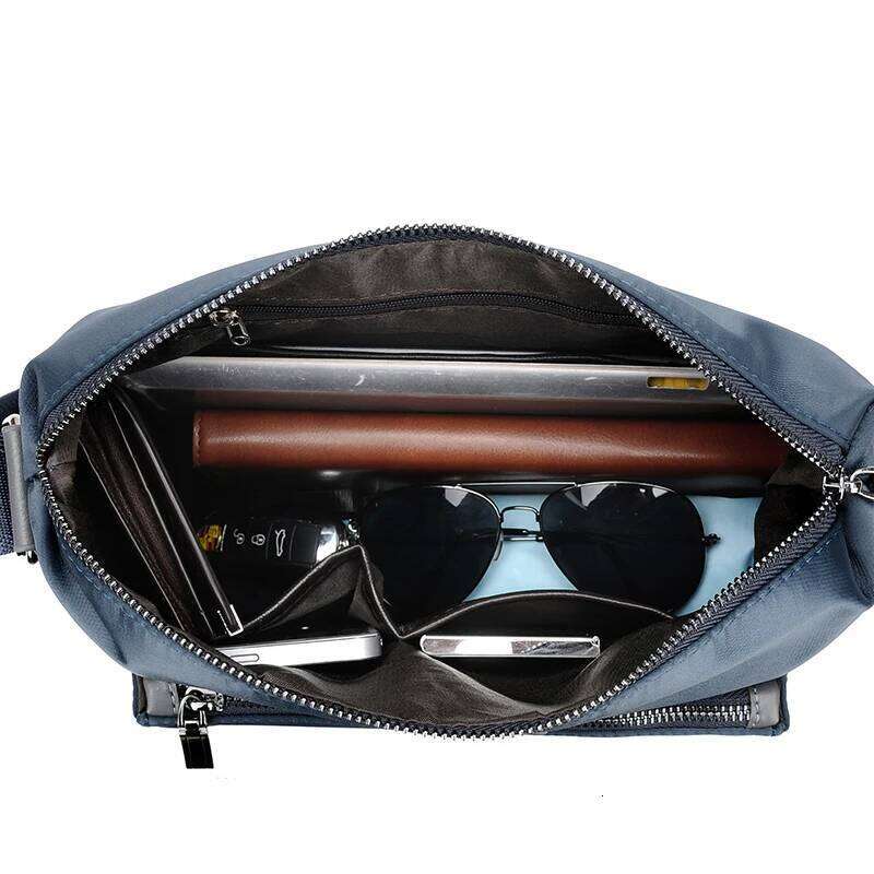 New Waterproof Men's Single Shoulder Diagonal Oxford Cloth Material Multi-functional Large-capacity Casual Student Bag