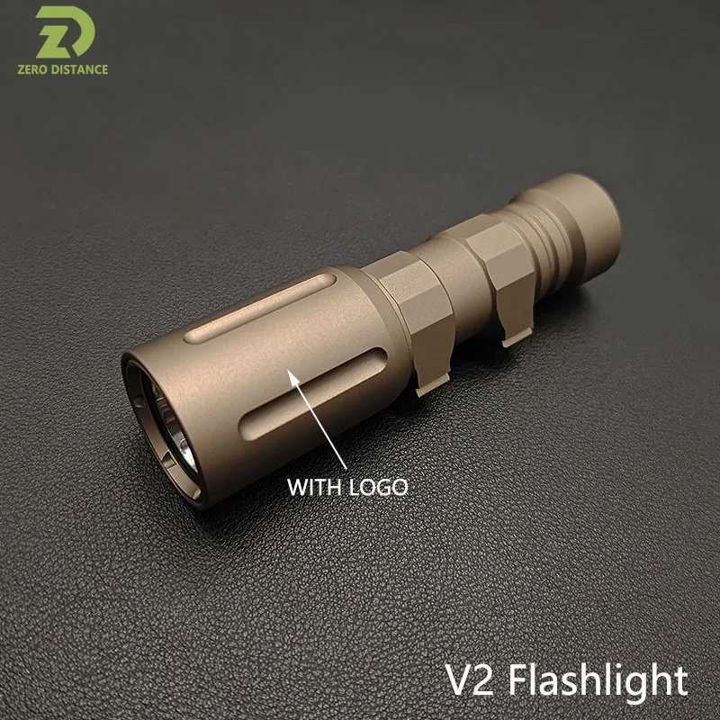 Tactical Gear PlhV2 Flashlight LED White High Power Metal Light 1000 Lumens AR15 HK416 Airsoft Hunting Weapon Scout LightXJ250701