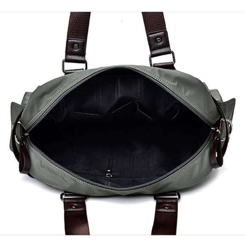 Men's Shoulder Bag Nylon Material British Casual Fashion School Style High Quality Multi-function Large Capacity Design