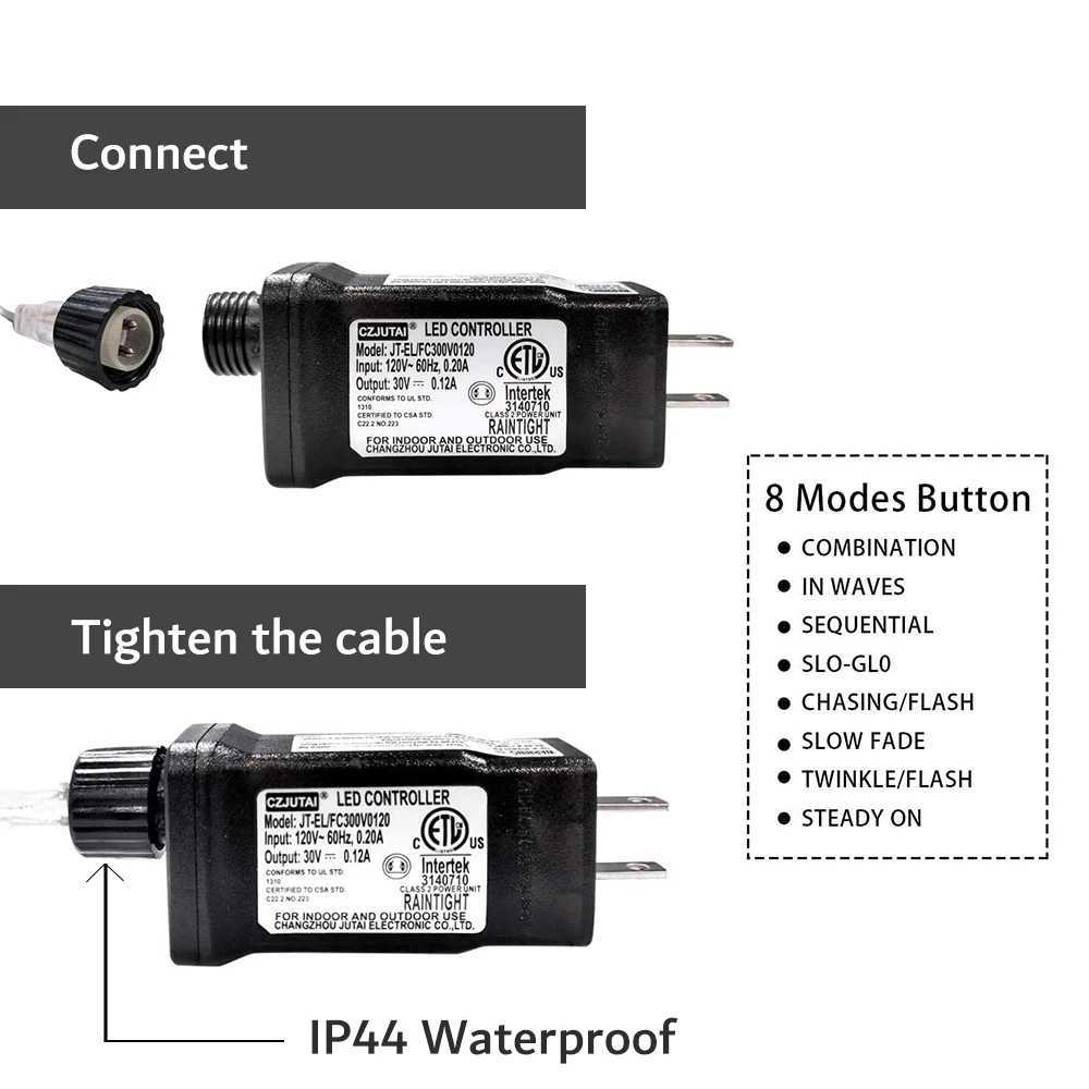 50M 100M LED Fairy String Lights Outdoor Waterproof Copper Wire Bendable for Home Garden Party Wedding Christmas Decoration W250701