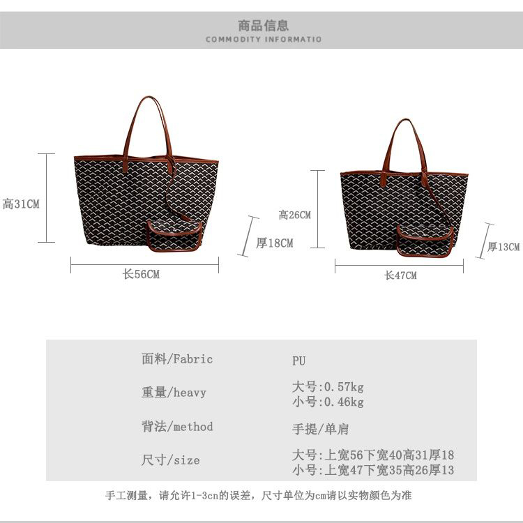 High Quality Tote Fashion Handbag Shoulder Classic Letter Print Leather 2025 New Fashionable Underarm Crossbody Bag Pockets Women's Wallet